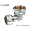 Pex-Al-Pex Fitting / Coude / Coude Femelle en Laiton pour Pex-Al-Pex Pipe / Raccord en Cuivre